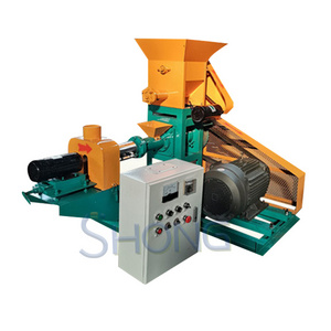 Animal floating fish feed mill shrimp food pellets extruder machine