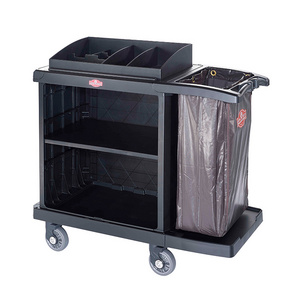 Outdoor Hotel cleaning cart service trolley housekeeping trolley levessi used housekeeping cart Serving Trolleys