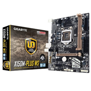 WHOLESALE FOR GIGABYTE X150M-PLUS WS LGA-1151 Micro-ATX DDR3 Xeon E3-1200 v5 CPU MOTHERBOARD