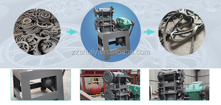 tire steel wire separator tyre bead cutting machine to grind tire into rubber powder