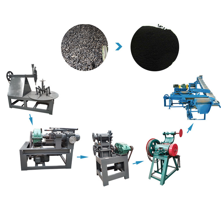 tire steel wire separator tyre bead cutting machine to grind tire into rubber powder