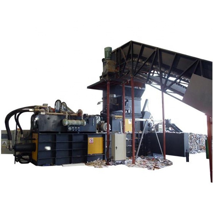 8-10 bales Plastic Baling Press Machine waste paper cardboard carton compactor baling machine baler machine