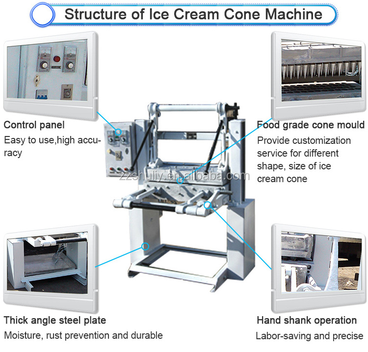 ice cream cone making machine/ice cream cone machine with low price