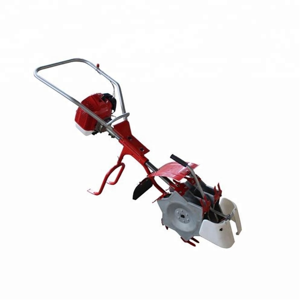 Cheap 3 lines agricultural self-propelled paddy rice field weeding machine