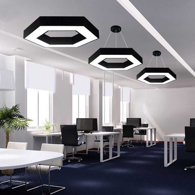 commercial lamp 100mm Wide LED Light Ceiling Light Led Office garage lamp hexagon led LED Batten Light