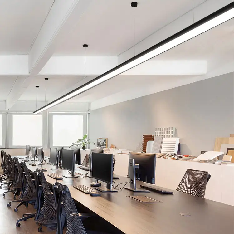 Hot Sale Decorations Office Recessed Led Modern Pendant Surface Mounted Linear Light Fixtures