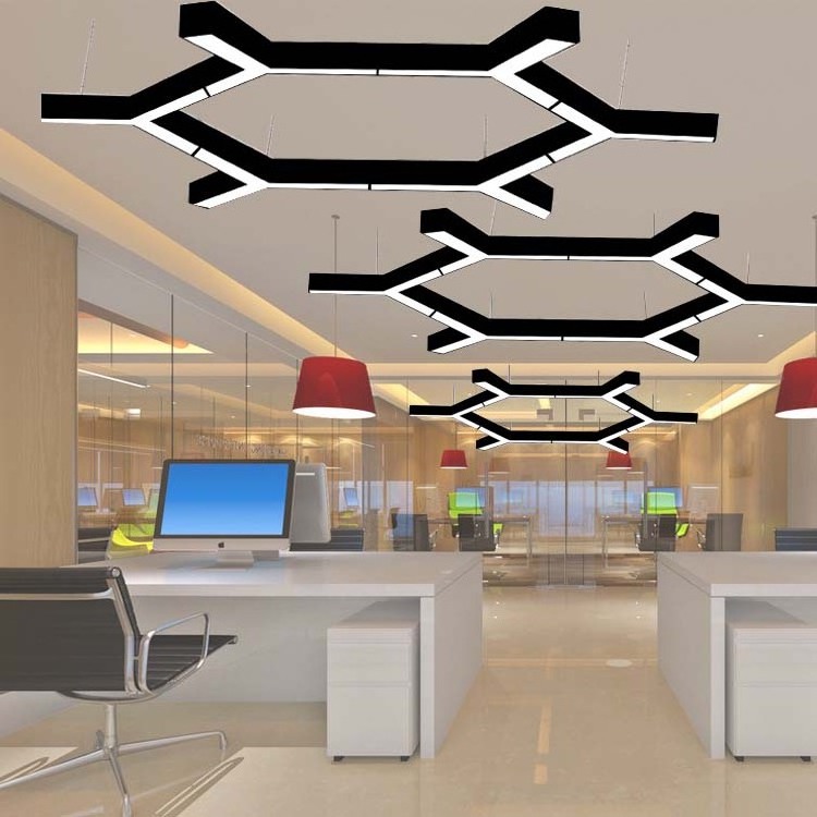 Hot Sale Decorations Office Recessed Led Modern Pendant Surface Mounted Linear Light Fixtures