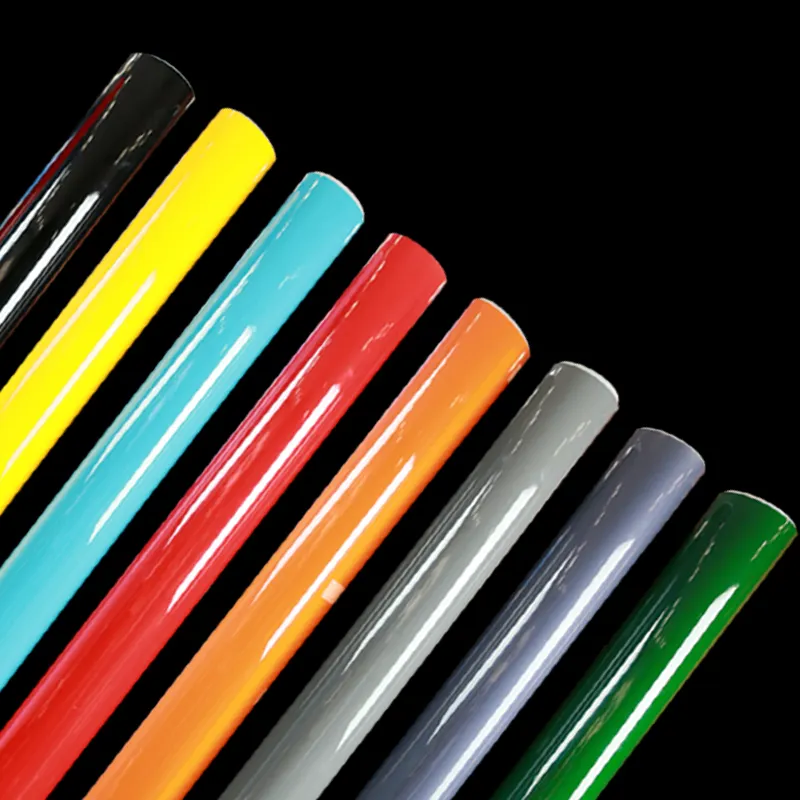 Car Film Variety Of Colors Smooth Carbon Fiber Vinyl Green Paint Protective Film Electro-optic Magic Flame Car Film