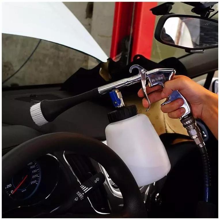 SUEZ-095 Wholesale New Design Car Detailing Pressure Wash Tornado Cleaning Gun Bottle Detailing Air Gun Car Interior Cleaner