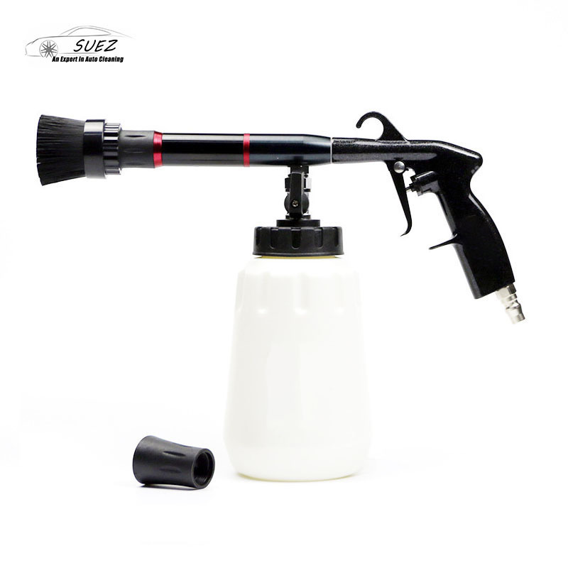 SUEZ-095 Wholesale New Design Car Detailing Pressure Wash Tornado Cleaning Gun Bottle Detailing Air Gun Car Interior Cleaner