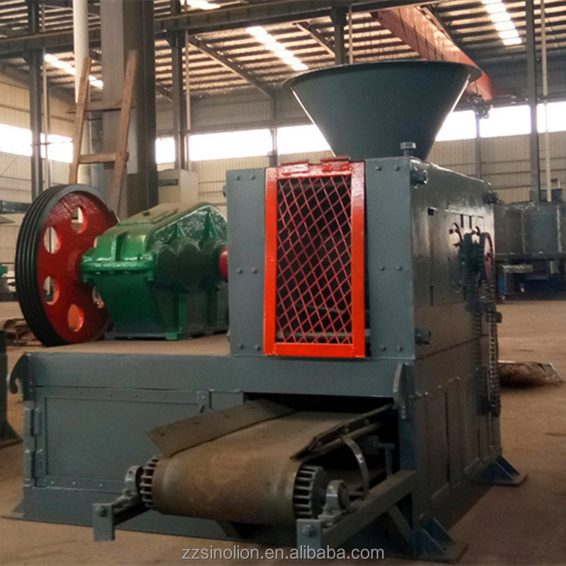 Roller type mineral coal briquette machine / coal ball briquetting press machine factory