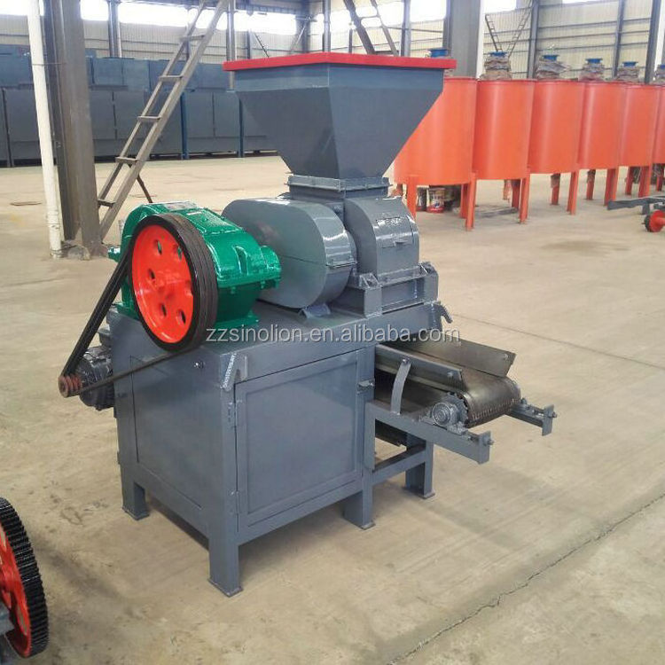 Roller type mineral coal briquette machine / coal ball briquetting press machine factory