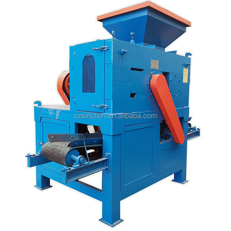 Ferrous Metal Ore Powder Ball Press Roller Briquette Machine and coal dust ball press machine for briquette