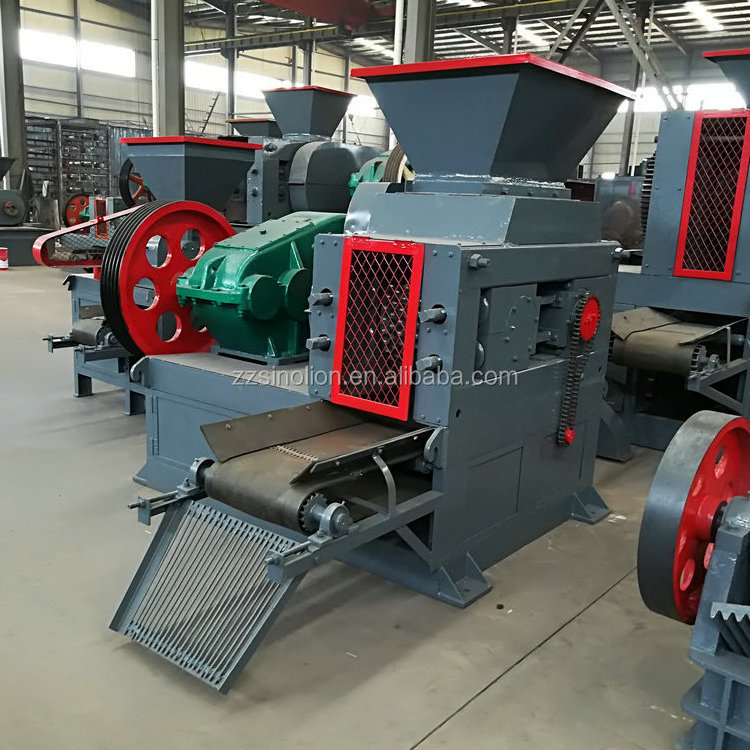 Roller type mineral coal briquette machine / coal ball briquetting press machine factory