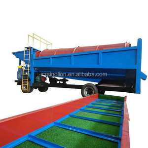 Mineral separation small gold mining sluice box portable mini machine for sale