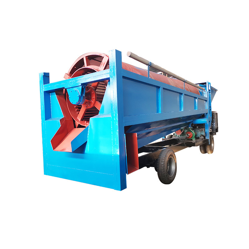 Mini Small Mobile Sand Gold Mining Trommel Wash Plant Factory Supplier