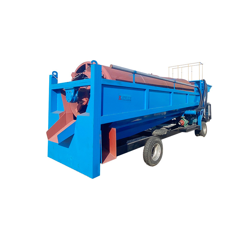 Mini Small Mobile Sand Gold Mining Trommel Wash Plant Factory Supplier