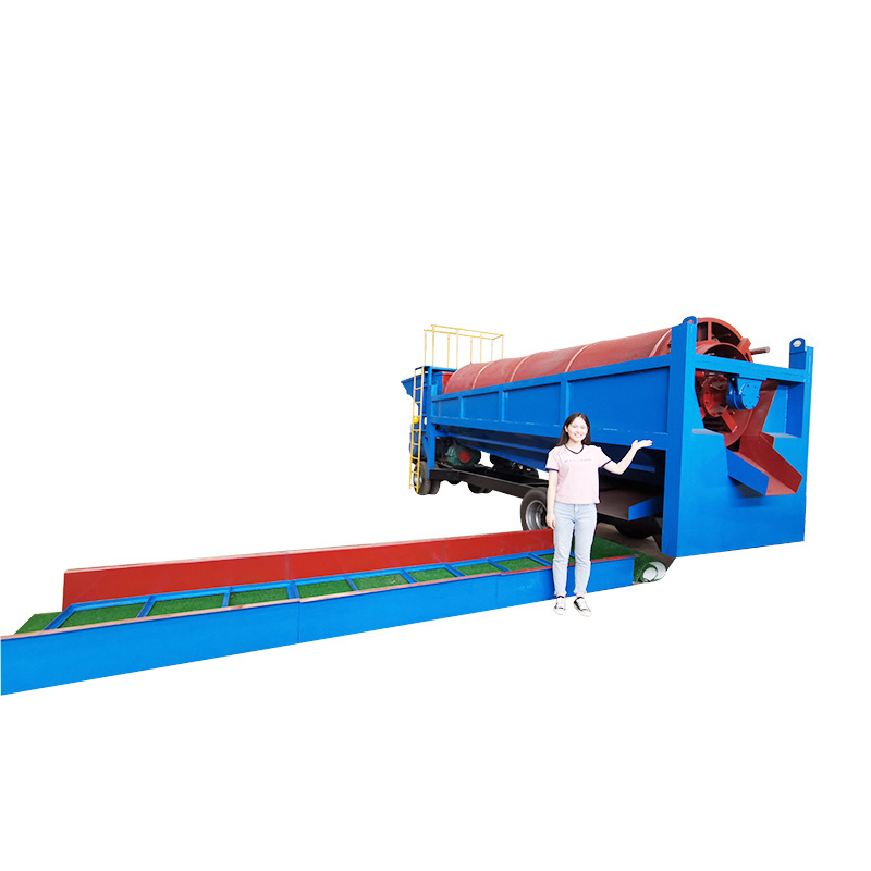 Mini Small Mobile Sand Gold Mining Trommel Wash Plant Factory Supplier