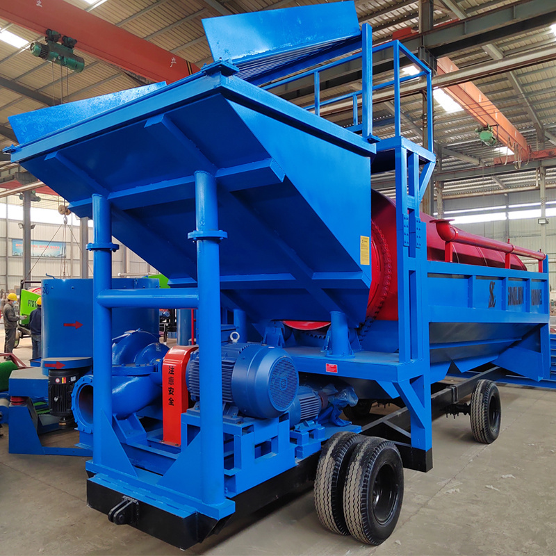 mobile gold trommel screen machine wash plant trommel gold washing plant for sale