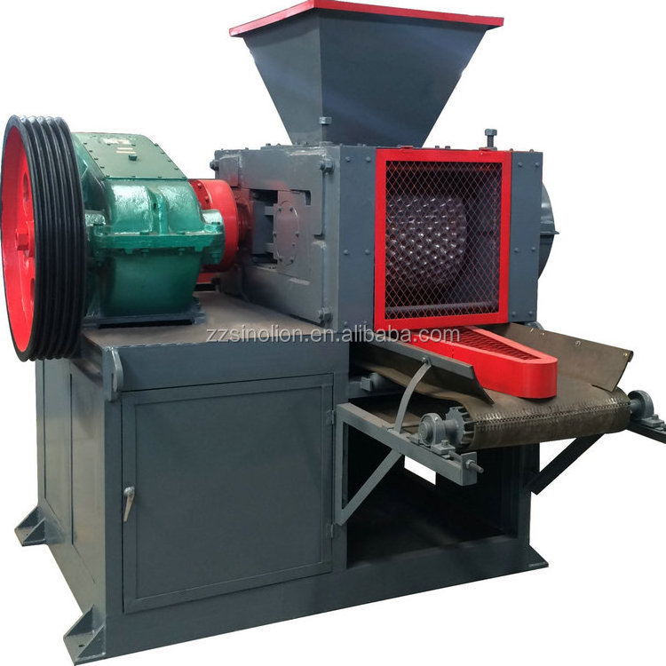 Roller type mineral coal briquette machine / coal ball briquetting press machine factory