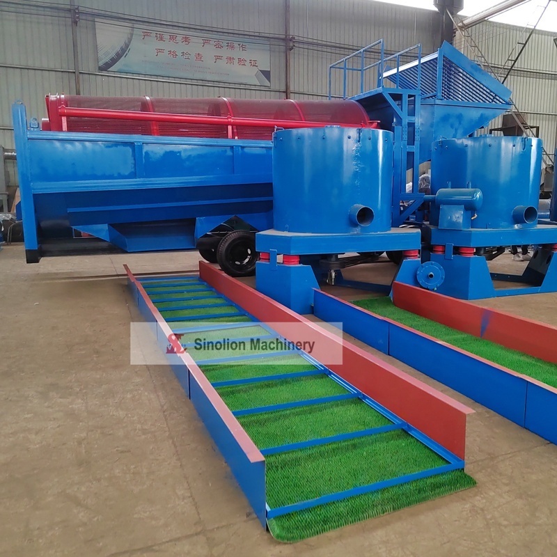 Mineral separation small gold mining sluice box portable mini machine for sale