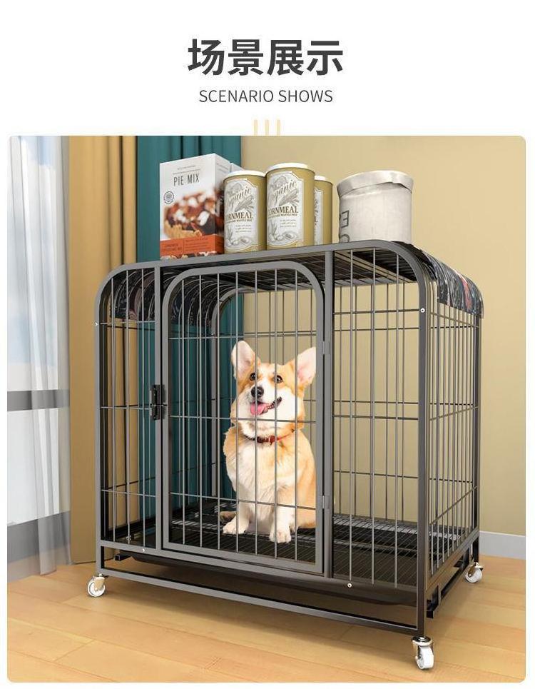 Heavy Duty Pet Cage Collapsible Dog Cat Pet Folding Crate