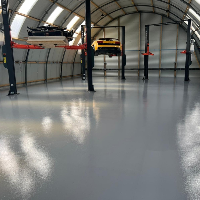 Free Samples Epoxy Glass Primer Thick Film Coating Custom Color Rust-Resistant Metallic Epoxy Floor Paint