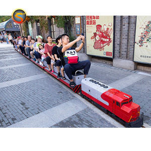 Amusement park rides tourist attraction miniature track train mini steam train for sale