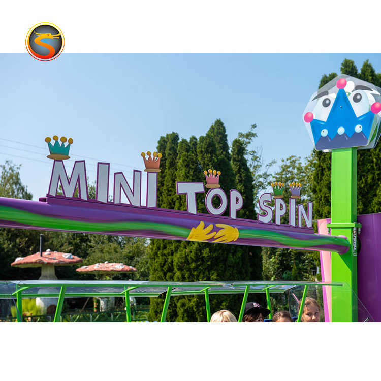 Cheap price amusement park swing rides theme park happy swing mini top spin rides for sale