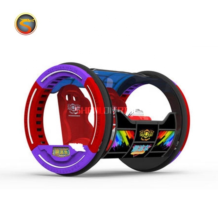 Newest Design 360 Degree Rolling Car Kids Games Electric Swing Happy Car Rolling Car Amusement Park Rides