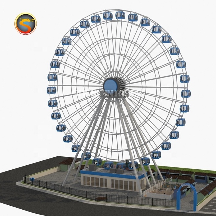 China Factory Direct Sale30m-120m Funfair Park Electric Amusement Ride Large Ferris Wheel for Sale with best price