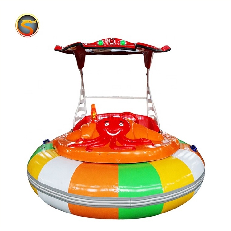 Water park amusement rides mini UFO Inflatable bumper boat for children