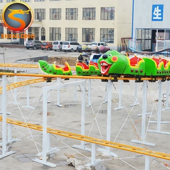 Cute! Amusement park small rides electric roller coasters