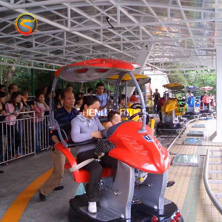 Hot sale amusement park track bicycle electric monorail sky bike rotating pedal train sky bike ride space walk for sale