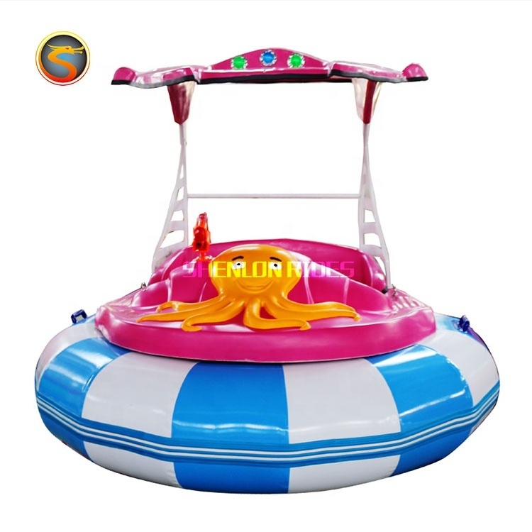 Electric Fiberglass Adult Water Play Equipment  Bumper Boat For Sale