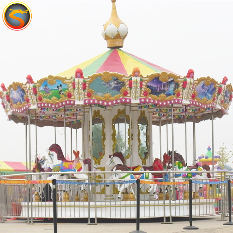 Horse carousel carousel kid carousel horse amusement park