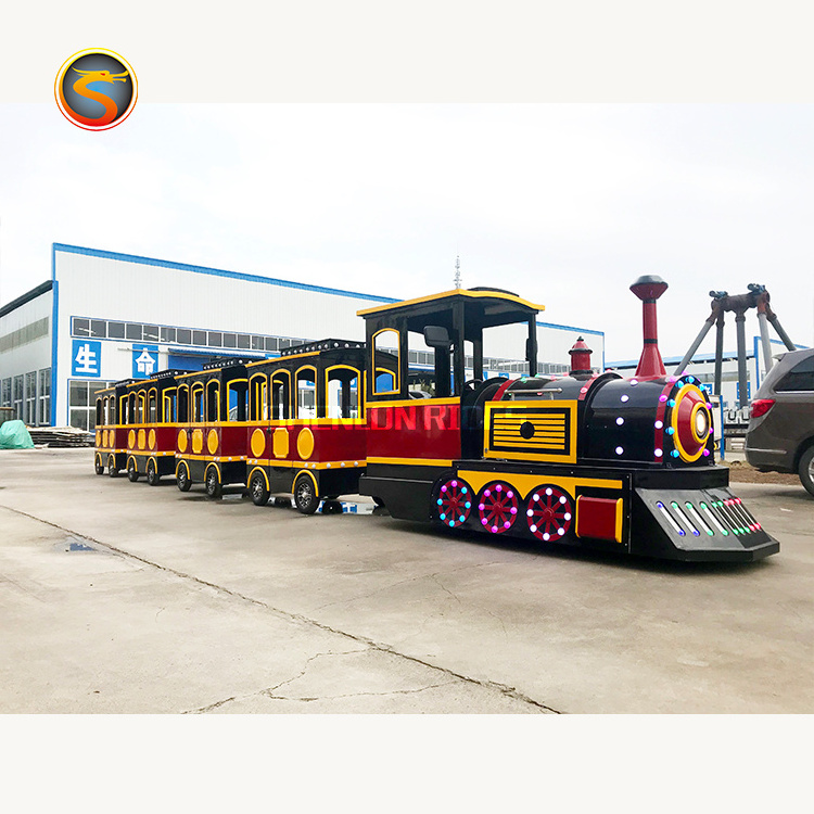 Popular China Manufacturer Factory Price Kiddie Rides Train Electric Trackless Train