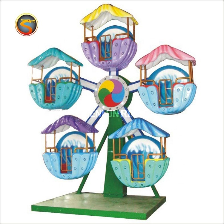 Quality Children's Observation Vehicle Mini Ferris Wheel Rides Outdoor Play Equipment