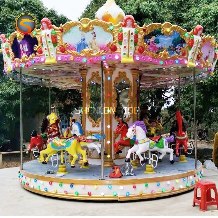 Romantic Fun Fair Rides Merry Go Round/carousel 16seats/24 Seats/32seats Carousel Fun Fair Rides For Sale