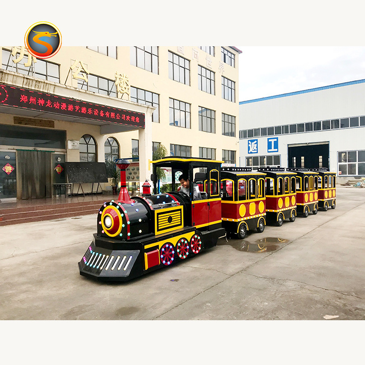 Popular China Manufacturer Factory Price Kiddie Rides Train Electric Trackless Train