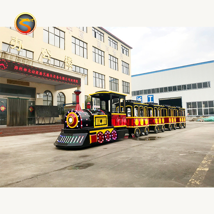 Popular China Manufacturer Factory Price Kiddie Rides Train Electric Trackless Train