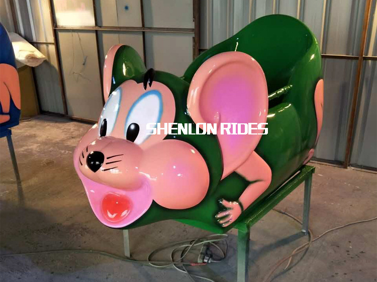 New and fashion popular crazy mouse rides portable amusement rides