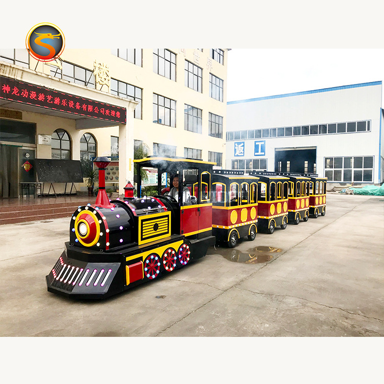 Popular China Manufacturer Factory Price Kiddie Rides Train Electric Trackless Train