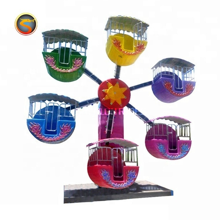 Quality Children's Observation Vehicle Mini Ferris Wheel Rides Outdoor Play Equipment