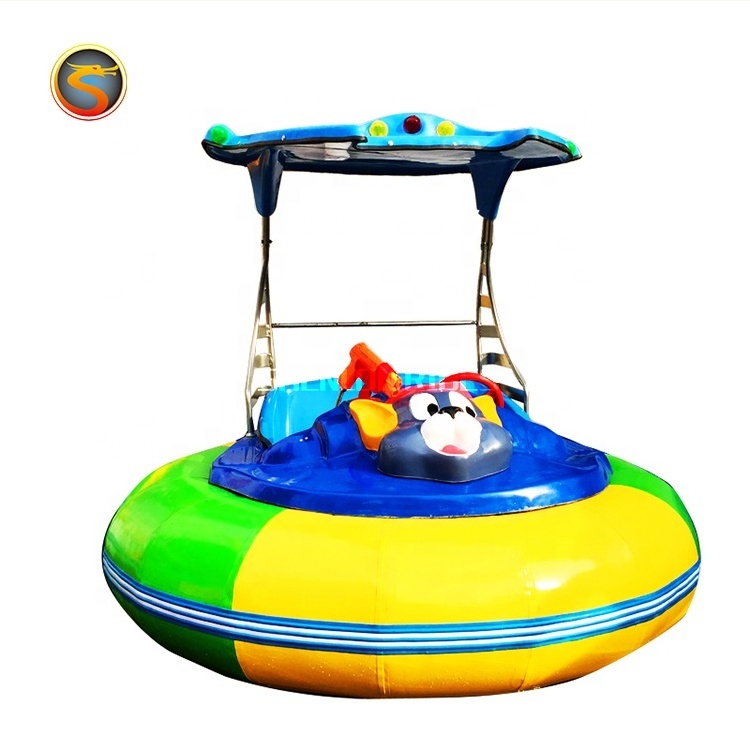 Electric Fiberglass Adult Water Play Equipment  Bumper Boat For Sale