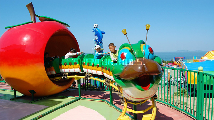 Cute! Amusement park small rides electric roller coasters