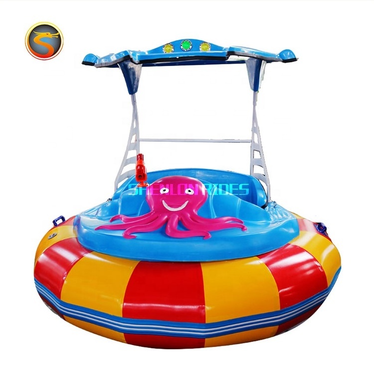 Electric Fiberglass Adult Water Play Equipment  Bumper Boat For Sale