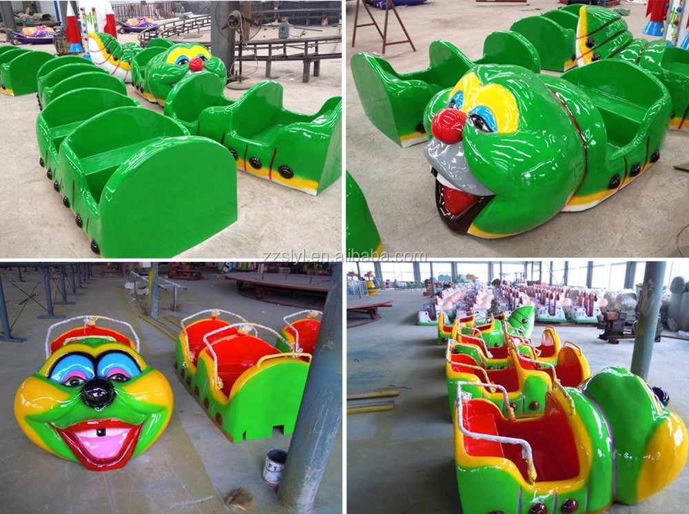 Cute! Amusement park small rides electric roller coasters