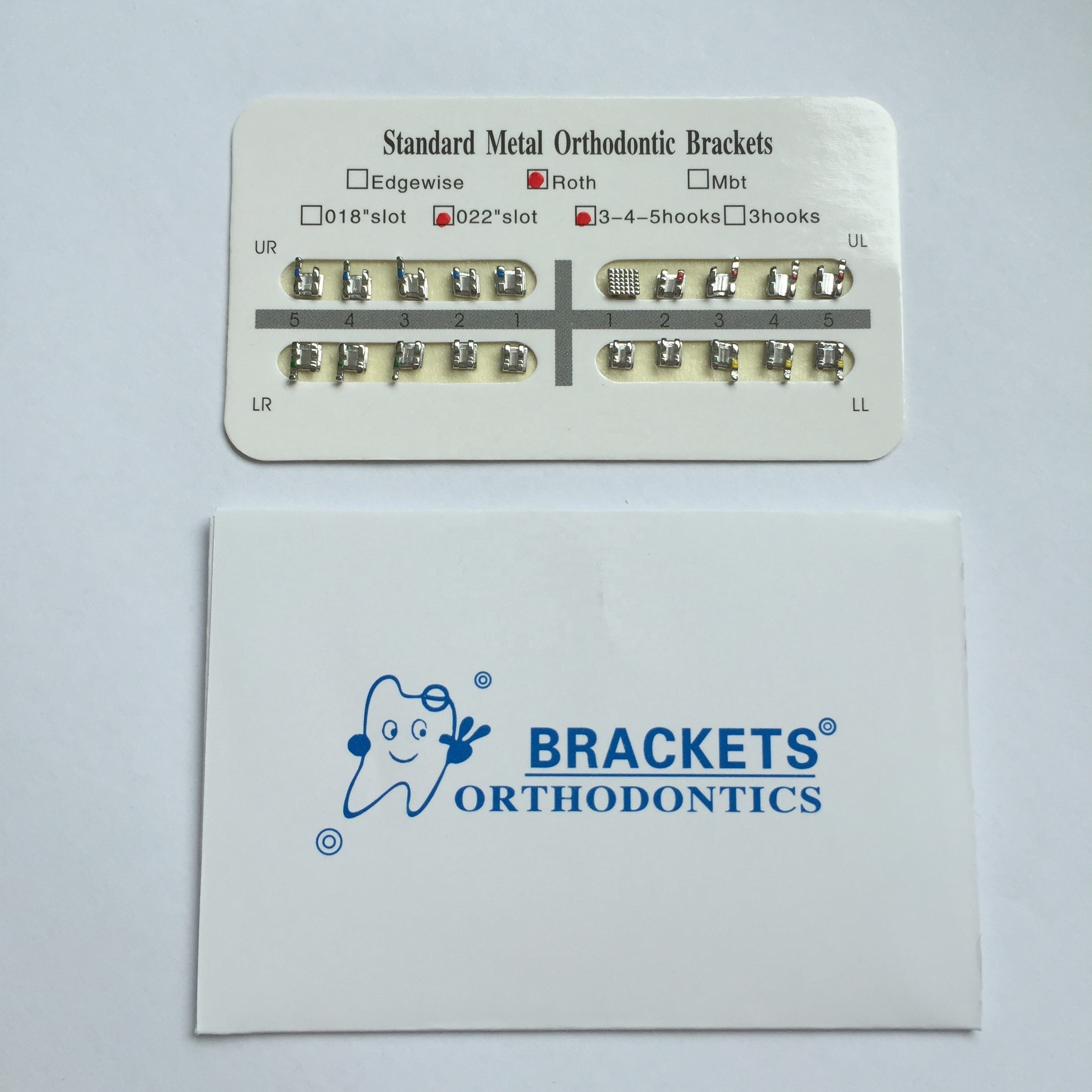 Dental Supply Roth 022 Metal Braces/Mini Brackets Orthodontics