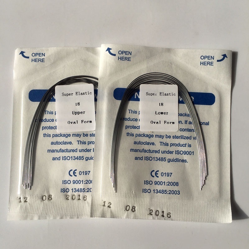 Dental Orthodontic Materials Super Elastic Nitinol Arch Wire/Archwire with CE ISO